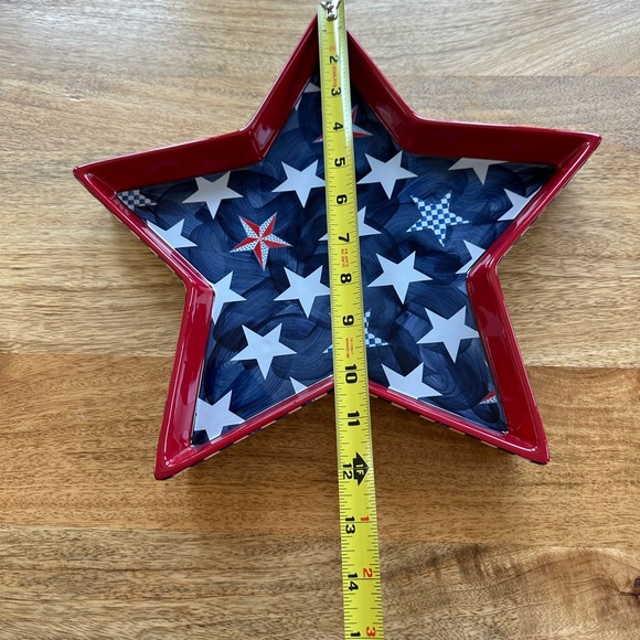 Mackenzie Childs ceramic star platter/dish - Picture 3 of 4